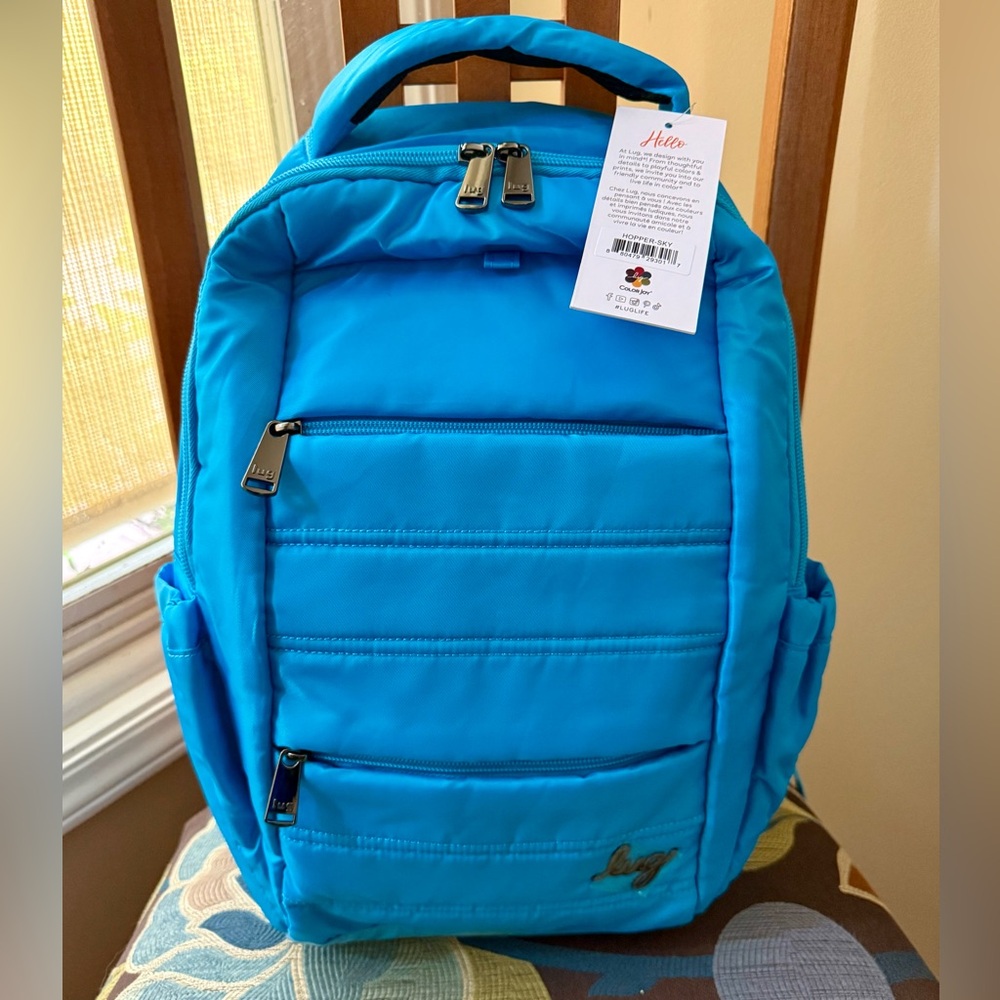 LUG Hopper backpack in Sky Blue